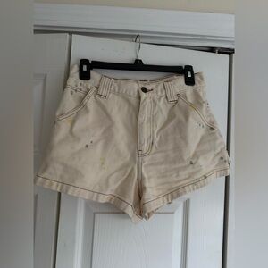 PacSun off-white Cargo Painters Shorts